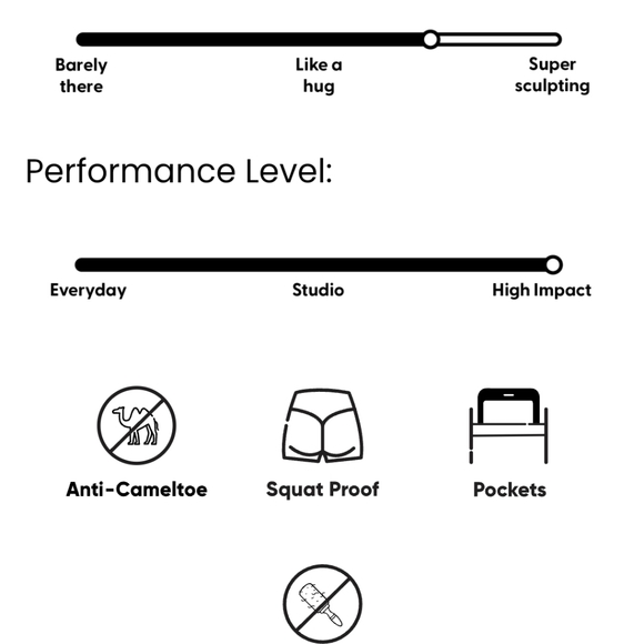 Popflex crisscross pockets leggings black - Picture 6 of 7